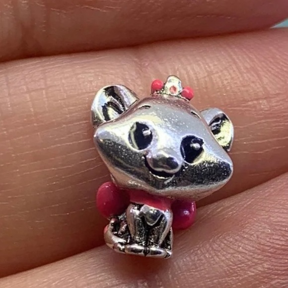 Disney Aristocats Marie kitten .925 charm - Picture 2 of 5